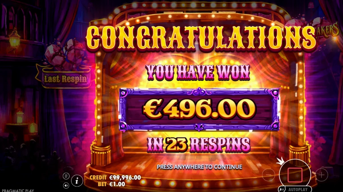 Heartbreakers slot machine screen showing burlesque and western theme symbols