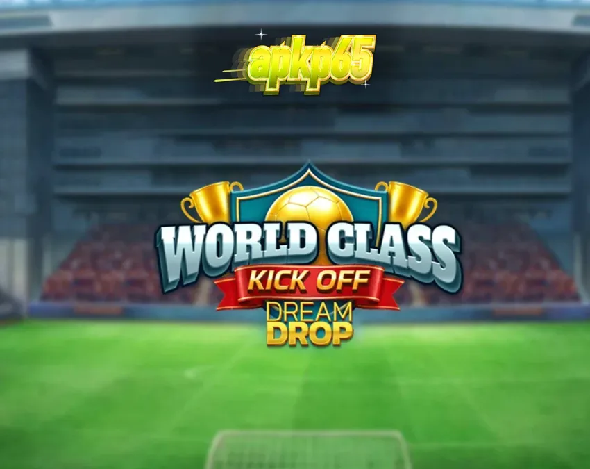 Tampilan antarmuka seluler slot World Class Kick Off Dream Drop